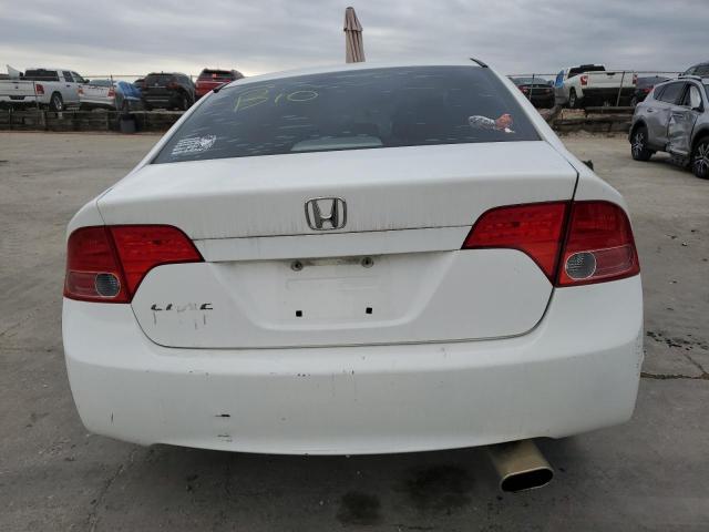 1HGFA168X8L114223 - 2008 HONDA CIVIC EX WHITE photo 6