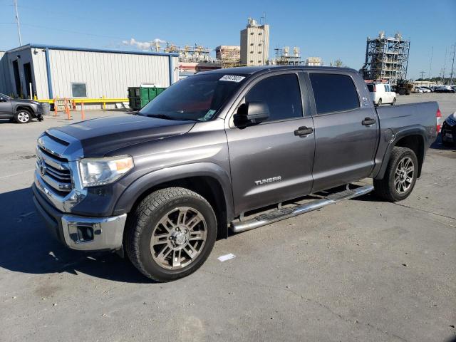 5TFEM5F11GX100441 - 2016 TOYOTA TUNDRA CREWMAX SR5 GRAY photo 1