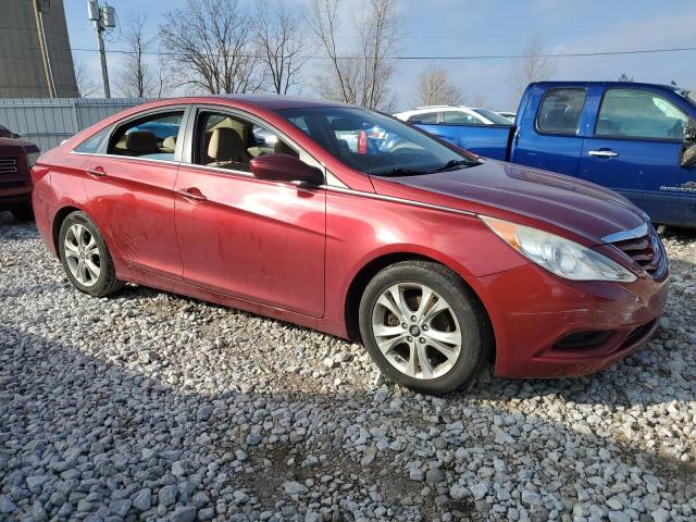 5NPEB4AC5BH065190 - 2011 HYUNDAI SONATA GLS BURGUNDY photo 4