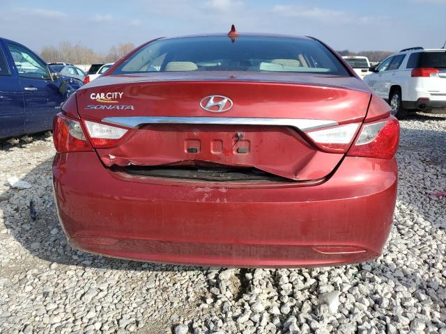 5NPEB4AC5BH065190 - 2011 HYUNDAI SONATA GLS BURGUNDY photo 6