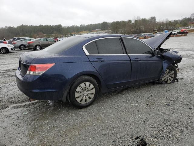 JHMCP26398C073091 - 2008 HONDA ACCORD LX BLUE photo 3