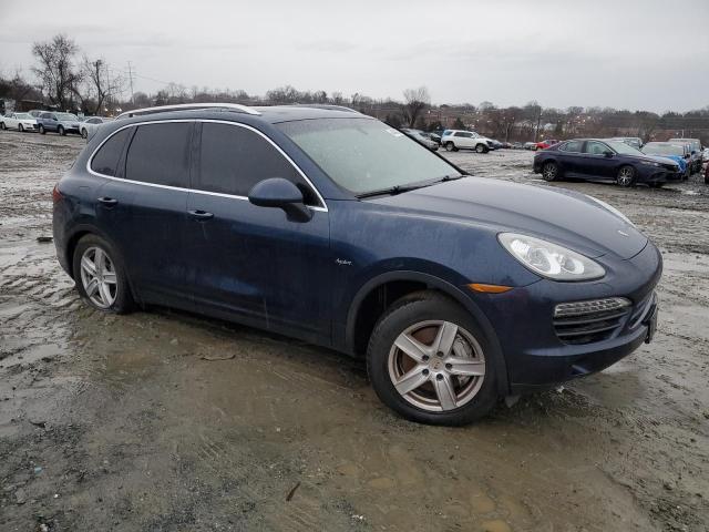 WP1AE2A25DLA15243 - 2013 PORSCHE CAYENNE S HYBRID BLUE photo 4