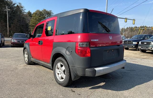 5J6YH28685L001977 - 2005 HONDA ELEMENT EX RED photo 3