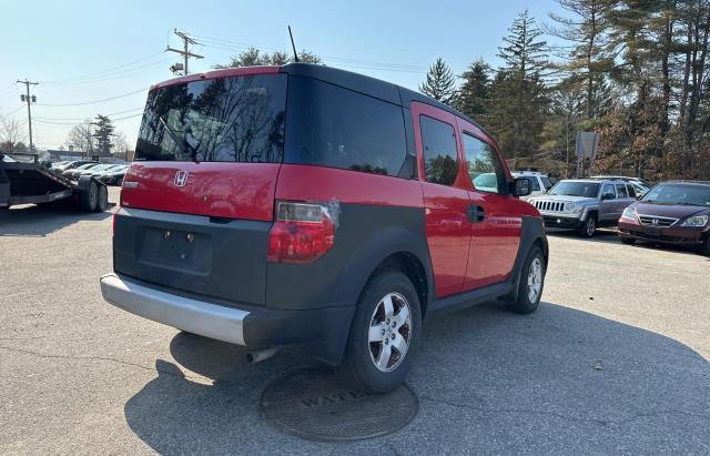 5J6YH28685L001977 - 2005 HONDA ELEMENT EX RED photo 4