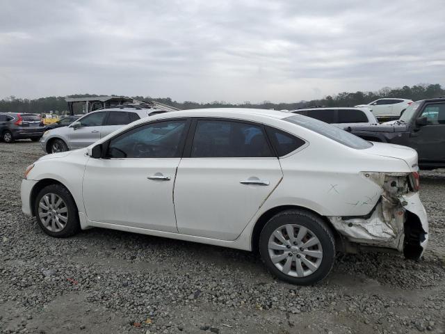 3N1AB7AP3FL674919 - 2015 NISSAN SENTRA S WHITE photo 2