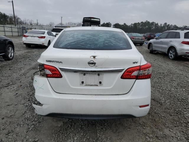 3N1AB7AP3FL674919 - 2015 NISSAN SENTRA S WHITE photo 6