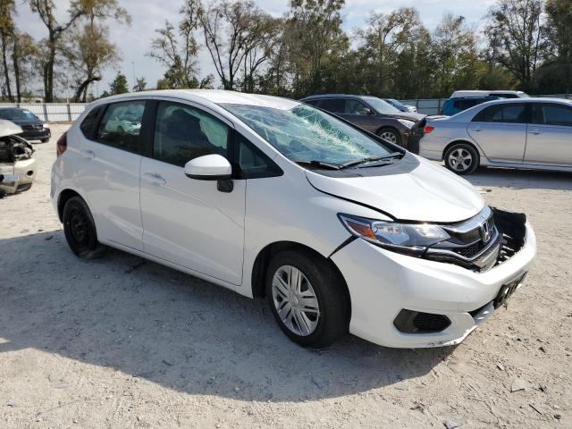 3HGGK5H44KM743534 - 2019 HONDA FIT LX WHITE photo 4