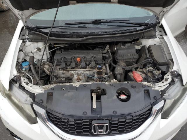 19XFB2F97FE262622 - 2015 HONDA CIVIC EXL WHITE photo 11