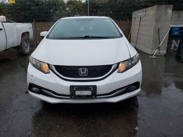 19XFB2F97FE262622 - 2015 HONDA CIVIC EXL WHITE photo 5