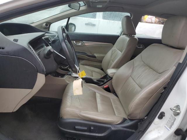 19XFB2F97FE262622 - 2015 HONDA CIVIC EXL WHITE photo 7
