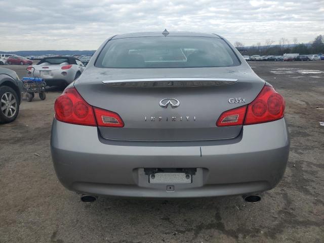 JNKBV61F67M824358 - 2007 INFINITI G35 SILVER photo 6