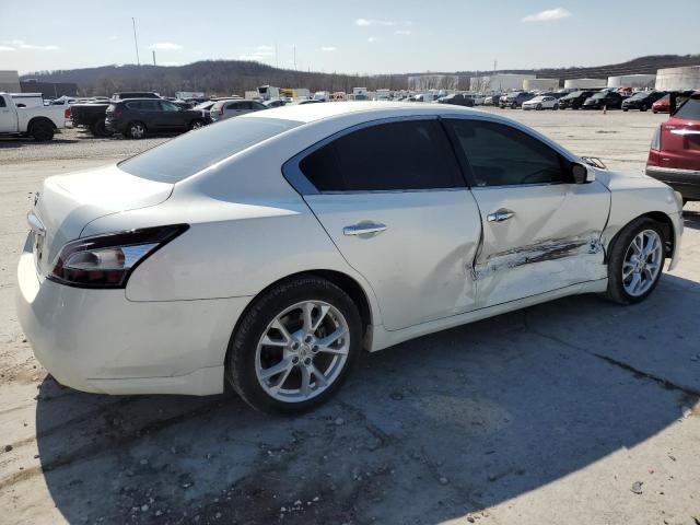 1N4AA5AP8EC438044 - 2014 NISSAN MAXIMA S WHITE photo 3