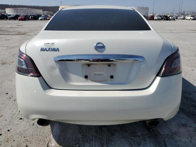 1N4AA5AP8EC438044 - 2014 NISSAN MAXIMA S WHITE photo 6