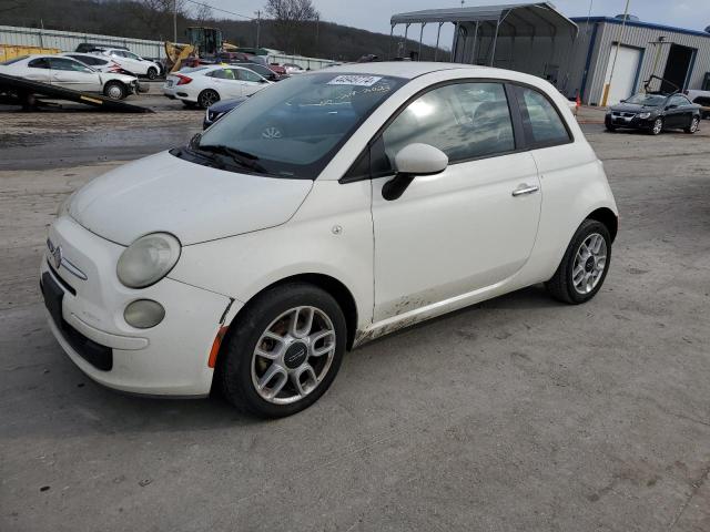 3C3CFFAR1CT125063 - 2012 FIAT 500 POP WHITE photo 1