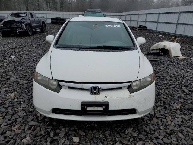 2HGFA16517H302274 - 2007 HONDA CIVIC LX WHITE photo 5