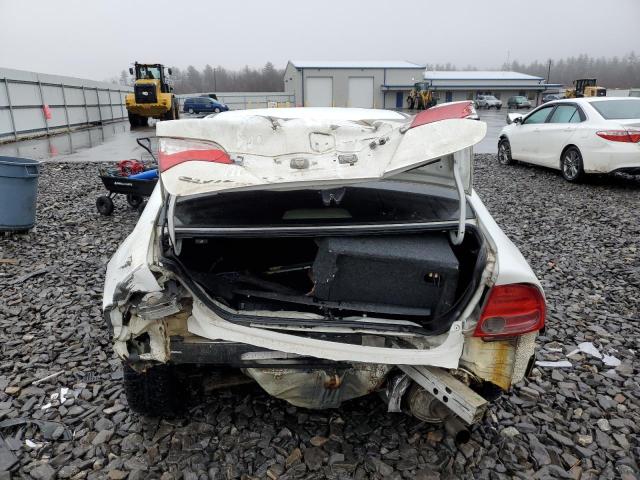 2HGFA16517H302274 - 2007 HONDA CIVIC LX WHITE photo 6