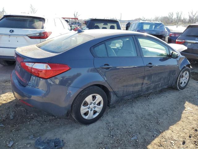 KNAFX4A69F5347710 - 2015 KIA FORTE LX GRAY photo 3