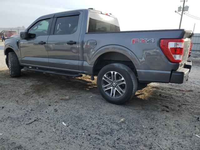 1FTFW1E56MKD20193 - 2021 FORD F150 SUPERCREW GRAY photo 2