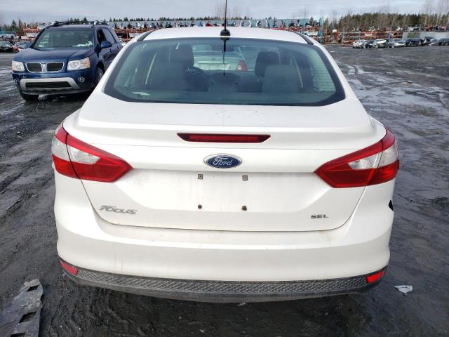 1FAHP3H25CL228428 - 2012 FORD FOCUS SEL WHITE photo 6