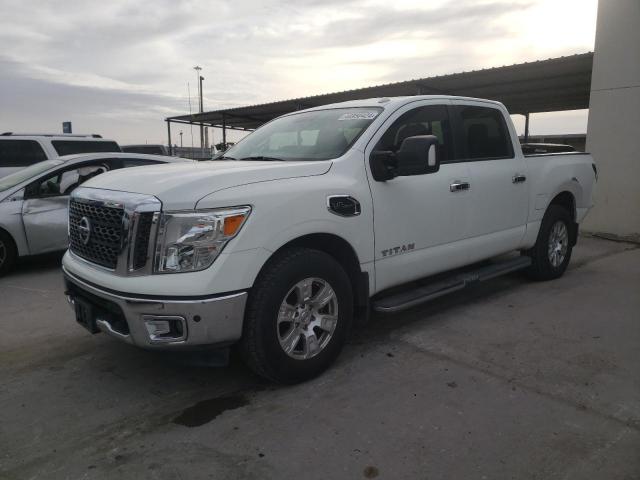 1N6AA1E65HN501787 - 2017 NISSAN TITAN SV WHITE photo 1