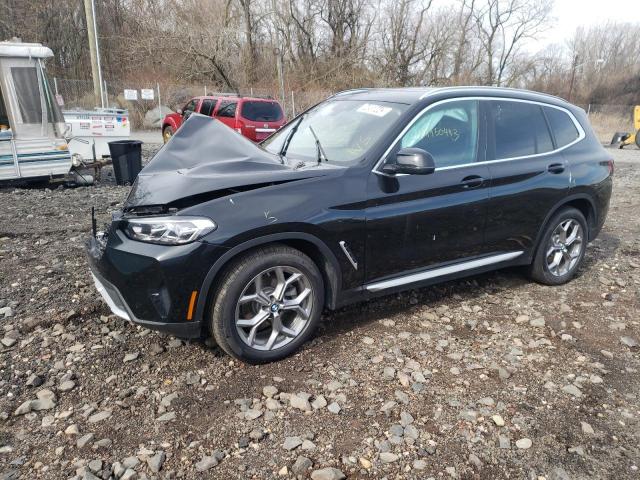5UX53DP0XP9R38666 - 2023 BMW X3 XDRIVE30I Սև լուսանկար 1
