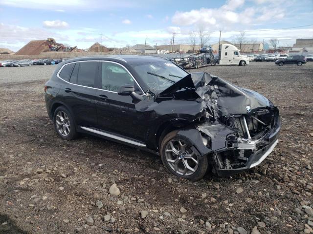 5UX53DP0XP9R38666 - 2023 BMW X3 XDRIVE30I Սև լուսանկար 4