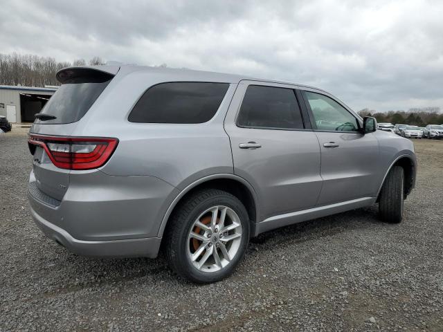 1C4RDJDG2MC682778 - 2021 DODGE DURANGO GT SILVER photo 3