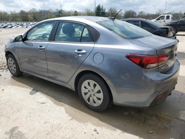 3KPA24AD4LE349942 - 2020 KIA RIO LX GRAY photo 2