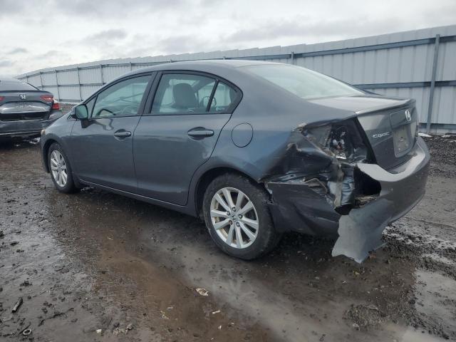 19XFB2F96CE048376 - 2012 HONDA CIVIC EXL ნაცრისფერი ფოტო 2