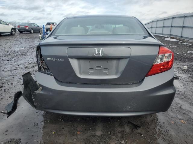 19XFB2F96CE048376 - 2012 HONDA CIVIC EXL ნაცრისფერი ფოტო 6