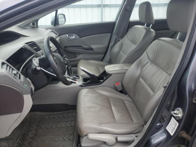 19XFB2F96CE048376 - 2012 HONDA CIVIC EXL ნაცრისფერი ფოტო 7