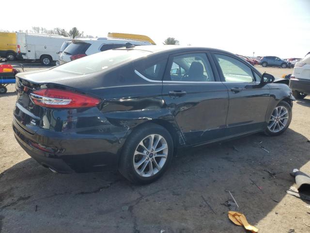 3FA6P0HD0LR134529 - 2020 FORD FUSION SE BLUE photo 3