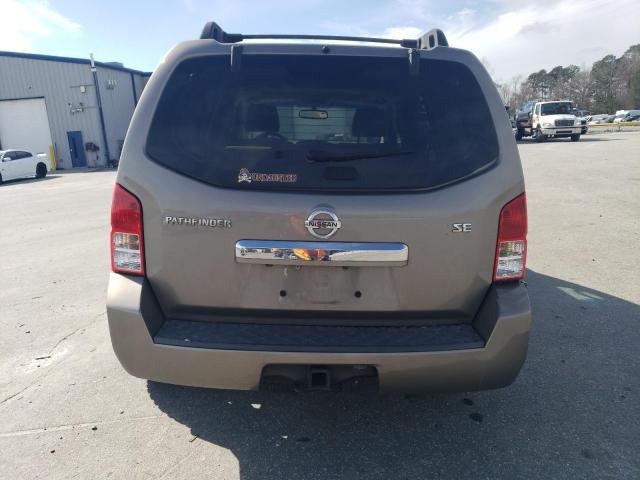 5N1AR18BX8C639000 - 2008 NISSAN PATHFINDER S TAN photo 6