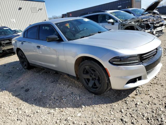 2C3CDXAG0HH544029 - 2017 DODGE CHARGER POLICE SILVER photo 4