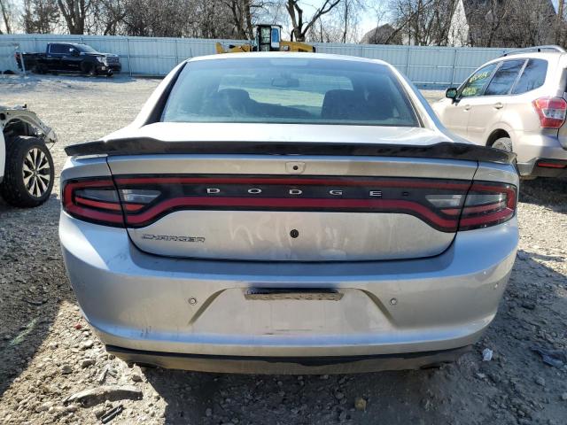 2C3CDXAG0HH544029 - 2017 DODGE CHARGER POLICE SILVER photo 6