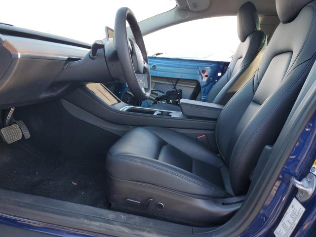 5YJ3E1EA9NF373357 - 2022 TESLA MODEL 3 BLUE photo 7