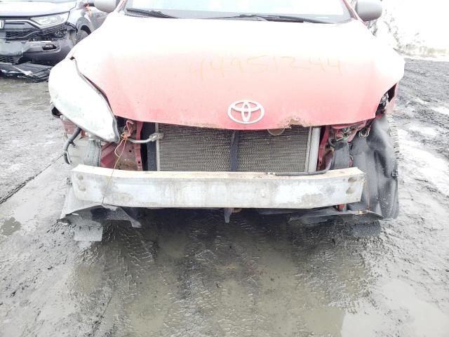 2T1KU4EE1AC283363 - 2010 TOYOTA COROLLA MA RED photo 12