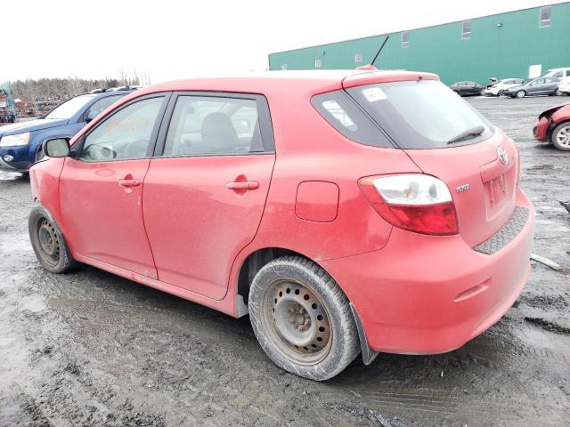 2T1KU4EE1AC283363 - 2010 TOYOTA COROLLA MA RED photo 2