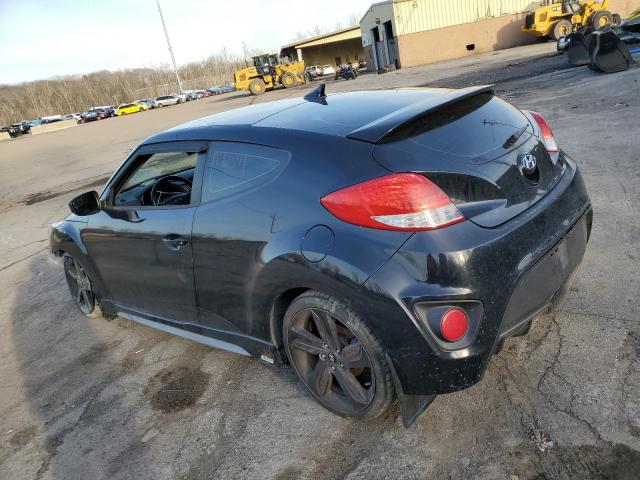 KMHTC6AEXEU192959 - 2014 HYUNDAI VELOSTER TURBO BLACK photo 2