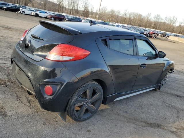 KMHTC6AEXEU192959 - 2014 HYUNDAI VELOSTER TURBO BLACK photo 3