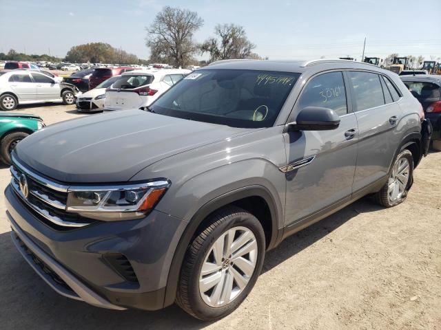 1V2JE2CA9MC227602 - 2021 VOLKSWAGEN ATLAS CROS SE Серый фото 1