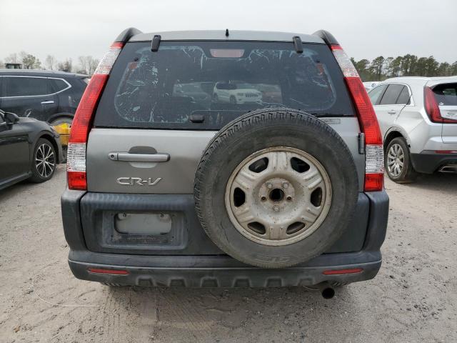 JHLRD68566C009391 - 2006 HONDA CR-V LX TAN photo 6