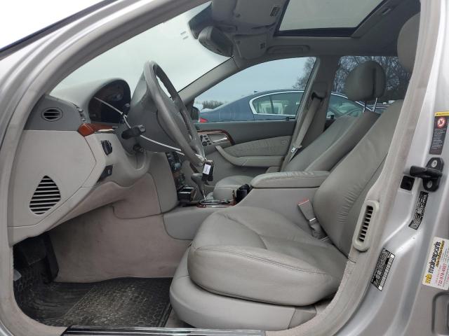 WDBNG83J34A393060 - 2004 MERCEDES-BENZ S 430 4MATIC SILVER photo 7