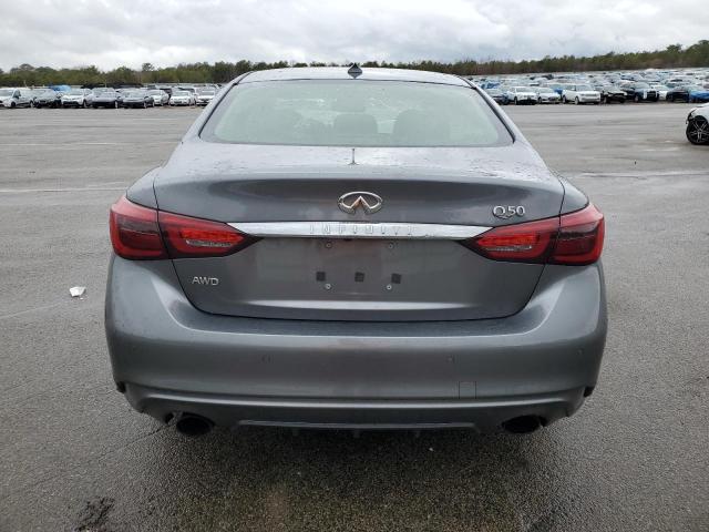 JN1EV7AR6JM430674 - 2018 INFINITI Q50 LUXE GRAY photo 6