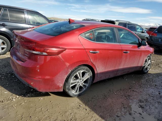 5NPD84LF8HH008945 - 2017 HYUNDAI ELANTRA SE RED photo 3