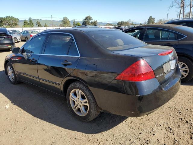 JHMCM56377C010242 - 2007 HONDA ACCORD SE BLACK photo 2