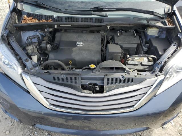 5TDYK3DCXFS589051 - 2015 TOYOTA SIENNA XLE BLUE photo 12