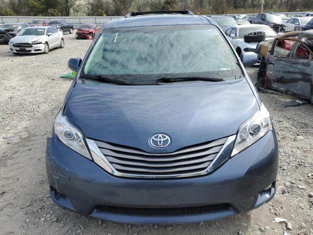 5TDYK3DCXFS589051 - 2015 TOYOTA SIENNA XLE BLUE photo 5