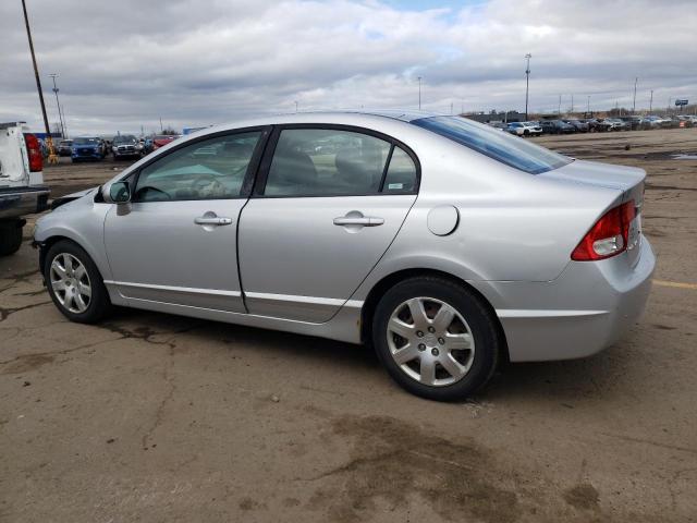 1HGFA16599L019353 - 2009 HONDA CIVIC LX SILVER photo 2