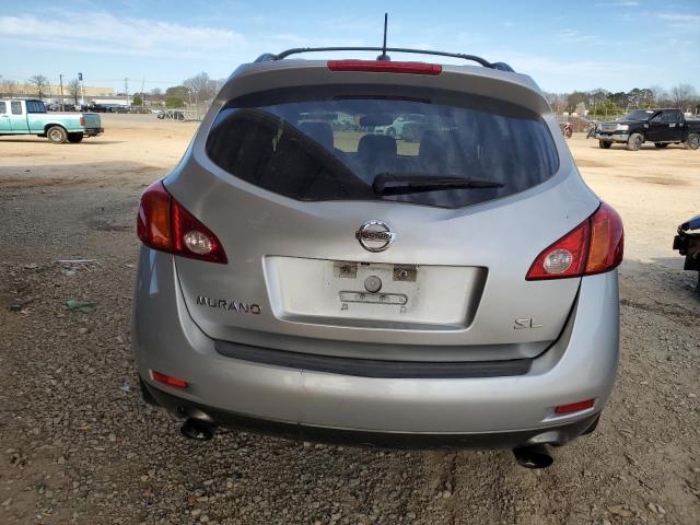 JN8AZ18U89W017361 - 2009 NISSAN MURANO S SILVER photo 6